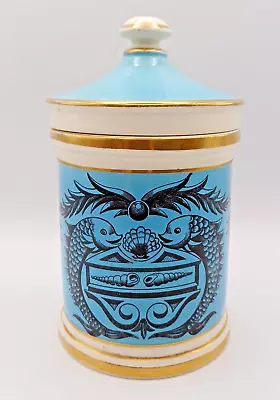 Buy Portmeirion Pottery Apothecary Jar Blue Fish Susan Williams-Ellis • 24.99£