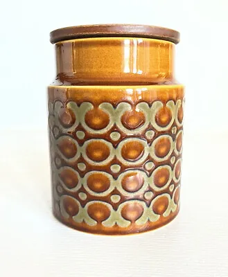 Buy Vintage Hornsea ‘Bronte’ Medium Storage Jar With Wooden Lid 15cm High • 9£