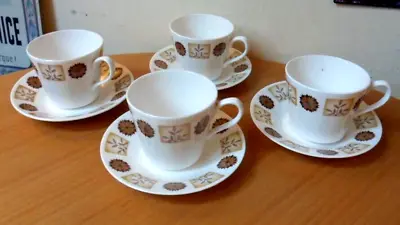 Buy Retro Royal Vale 8 Piece Bone China Tea Set-4 Cups & 4 Saucers • 19.99£