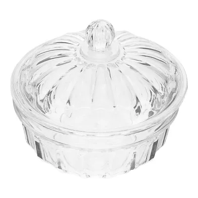 Buy  Snack Serving Jar Food Containers With Lids Acrylic Fruit Bowl Glass • 12.99£