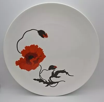Buy Vintage Retro Wedgwood Susie Cooper Design PoppyCorn Dinner Plate 10½  Red Poppy • 8£