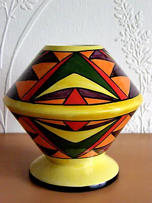 Buy Lorna Bailey Rare 'showtime' Vase, Early Production Decodence Range, Mint Unused • 110£