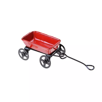 Buy 1:12 Dollhouse Miniature Garden Metal Cart Furniture Pretend Play Toys Decor:da • 3.85£