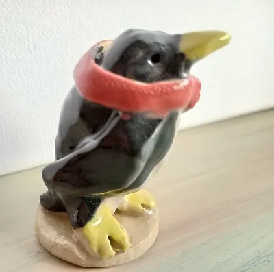 Buy Penguin Handmade Pottery Figure Vintage Cosy Collectable Miniature Bird Ornament • 1.50£