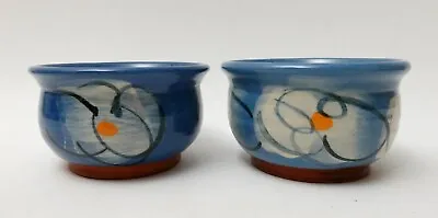 Buy Two Peter Lochhead Abbey Ceramics Scottish Studio Pottery Bowls - Sugar / Dips • 12£