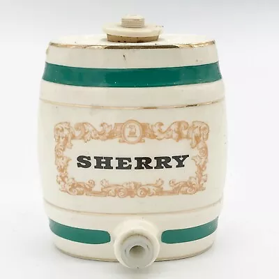 Buy Vintage Sherry Barrel Ale Man Cave Pottery Royal Victoria Wade Decanter • 9.99£