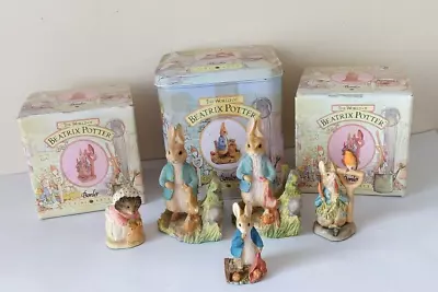 Buy BORDER FINE ARTS  ~ 5 X Beatrix Potter Figures • 25£