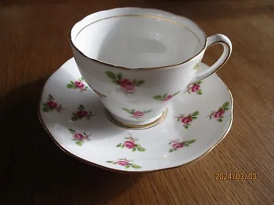 Buy Vintage Roslyn (Royal Albert Group) Fine Bone China Teacup & Saucer, Pre Loved • 8.50£