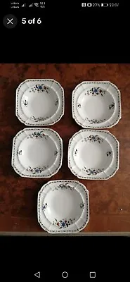 Buy Shelley China Chelsea Pattern 11280 8 Piece 5 Bowl 2 Side Plate 1 Serving Dish • 30£