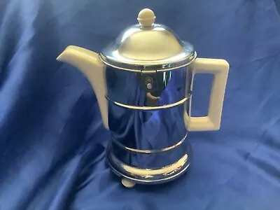 Buy Kosy Kraft Vintage Coffee Pot With Chrome Casing - Ellgreave Pottery • 28£