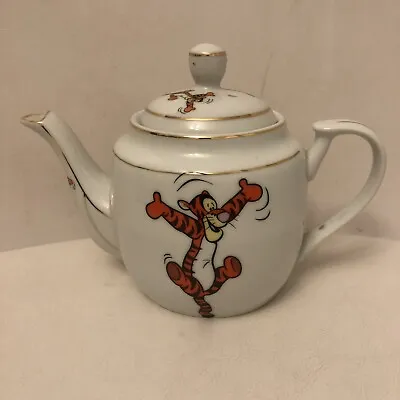 Buy Disney Winnie The Pooh Tigger Fine Bone China Teapot Made In England White • 19.99£