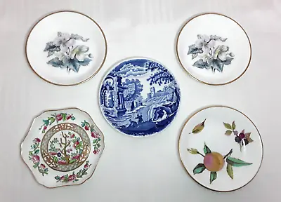 Buy 5 Assorted Bone China Pin Or Trinket Dishes - Coalport, Royal Worcester, Spode • 9.95£