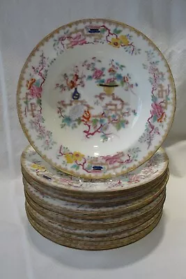 Buy Antique Minton J. McD & S. Co Chinese Tree Shallow Bowl • 75.59£