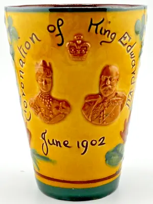 Buy Aller Vale Pottery King Edward Vii Coronation 1902 St. Catherines Church Beaker • 139.81£