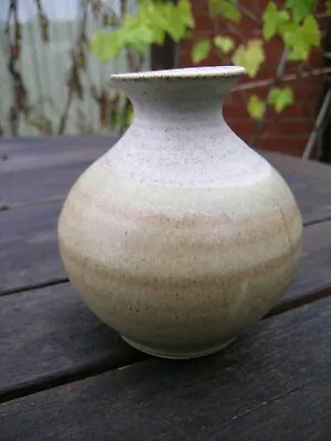 Buy Superb Quality Handthrown Studio Pottery Hares Fur Glaze Stoneware Bud Vase • 7.99£