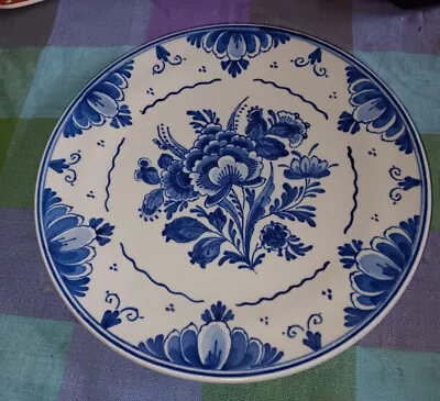 Buy Vintage Delft Blue And White Plate 7.25in • 10£