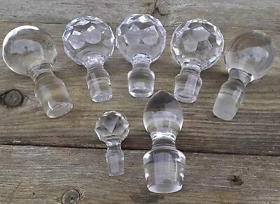 Buy 7 Decanter Stoppers. Cut Crystal. Teardrop. Decanter Stoppers. Various Sizes.  • 5£