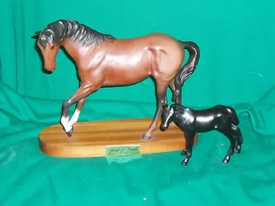 Buy Beswick Horses 'Spirit Of Youth' 2703 Brown Matt On Plinth  • 40£
