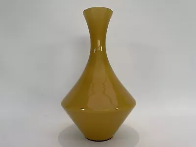 Buy Vintage Empoli? Butterscotch Cased Glass Vase Mid Century Modern 70's Home Decor • 24.99£