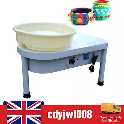 Buy 25CM Electric Pottery Wheel Ceramic Machine Potter Clay Shape Craft DIY 250W UK • 205£