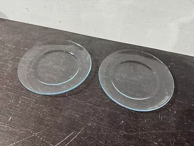 Buy 2 Pyrex Clear Glass Dining Plates • 7.99£