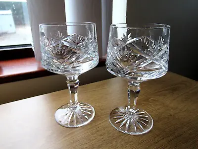 Buy 2 Tyrone Crystal Cocktail /Sherbet Glasses In O'Neill Cut  Vgc 5 1/4  Tall • 17.50£