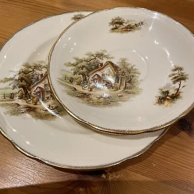 Buy Alfred Meakin England “ The Rest” 7”  Side Plate And Saucer Vintage China • 2£