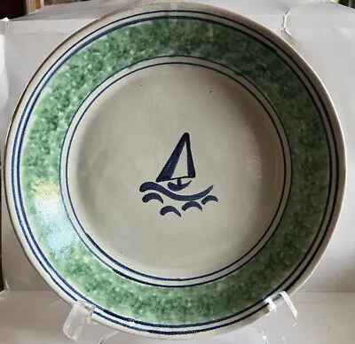 Buy VTG Signed ALESSI  CALTAGIRONE Hand Painted Plate Italian Sicilian Art Pottery • 151.80£