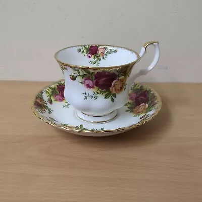 Buy Vintage Royal Albert Old Country Roses Cup And Saucer  1970s Made In England VGC • 10.99£