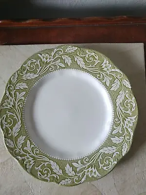 Buy Set 2 J & G Meakin England English Ironstone Renaissance Green 10  Dinner Plates • 8.53£