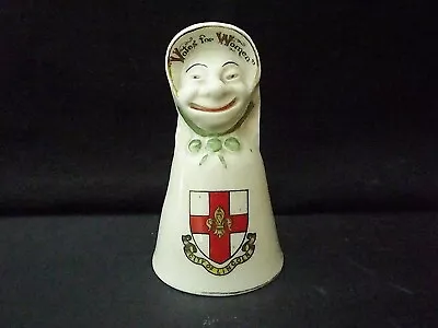 Buy Carlton China Votes For Women Suffragette Bell Crested City Of Lincoln. A/F Goss • 1£