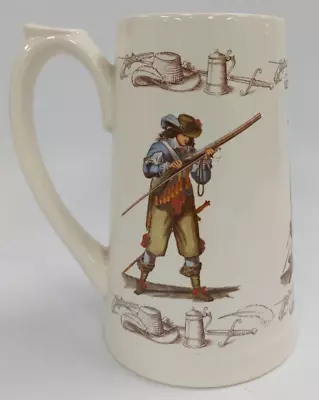 Buy Vintage Holkham England Pottery Tankard Mug Musketeers Cavaliers E20 P817 • 5.95£