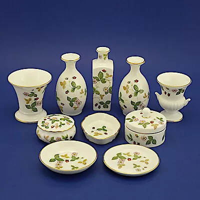 Buy Wedgwood Wild Strawberry China Collection - Vases, Trinket Boxes, Dishes • 39.99£