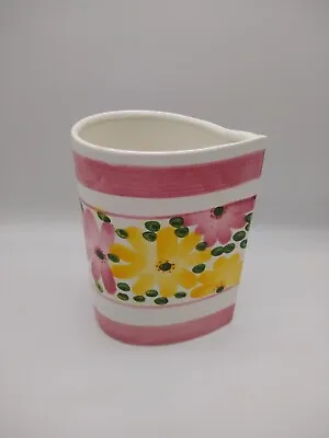 Buy Royal Norfolk Flower Vase Kitchen Utensil Holder Hand Painted Pink Floral Wave • 14.99£