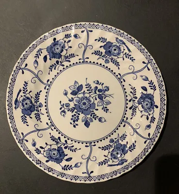 Buy Johnson Brothers Indies Blue & White Salad/Dessert Plate - Sold Individually • 7.95£
