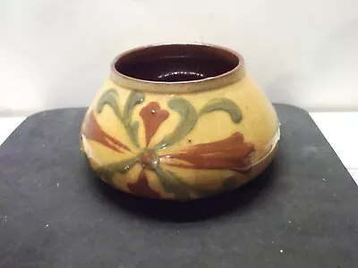 Buy  Exeter Art Pottery  Art Nouveau Bowl Orange Glazed  • 12£
