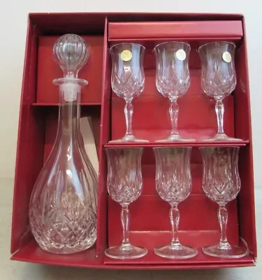 Buy RCR Opera Lead Crystal - 7 Piece Sherry Set - Decanter And 6 Glasses - Boxed • 20£
