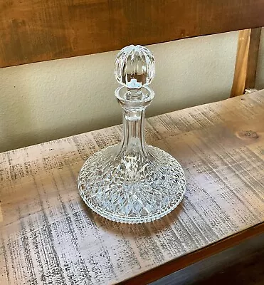 Buy Waterford Crystal LISMORE Ships Decanter And Stopper 10” • 143.11£