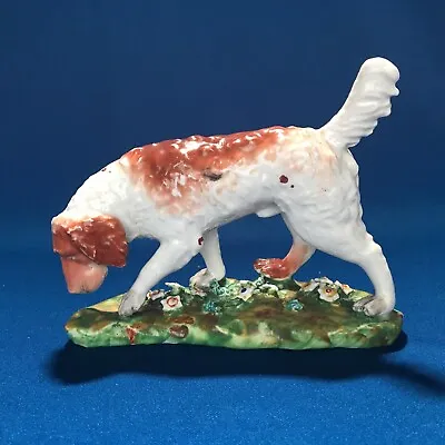 Buy Antique Staffordshire Pearlware Pottery Figure Of A Setter Sporting Dog C.1820 • 350£