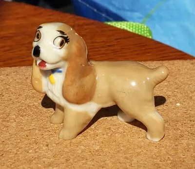 Buy Wade Whimsies Lady Vintage Lady And The Tramp Disney Spaniel Dog Collectable • 9£