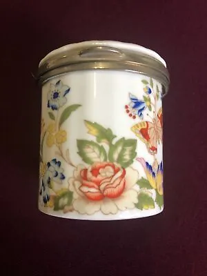 Buy Aynsley Cottage Garden Pretty Floral Trinket Box Fine Bone China 6cm High (e) • 5£
