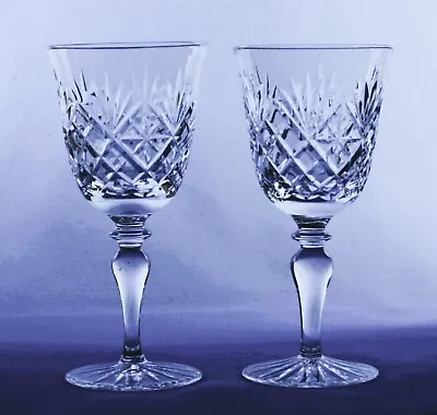 Buy EDINBURGH CRYSTAL - GLYNDEBOURNE -  SET OF 2  - WINE GLASSES  15.8cm  /  6 1/4  • 18£