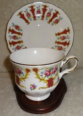 Buy Vintage Tea Cup & Saucer ~ Queen Anne Pattern 8530 Bone China Made In England • 23.63£