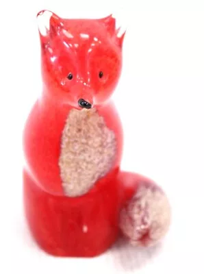 Buy LANGHAM Hand Crafted Glass Sitting FOX Paper Weight - T06 • 12£