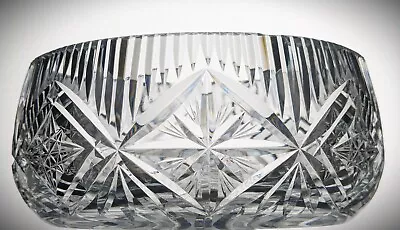 Buy Gorgeous Heavy Lead Crystal Cut Glass Decorative Centrepiece Bowl - 20cm, 2.2kg • 20£