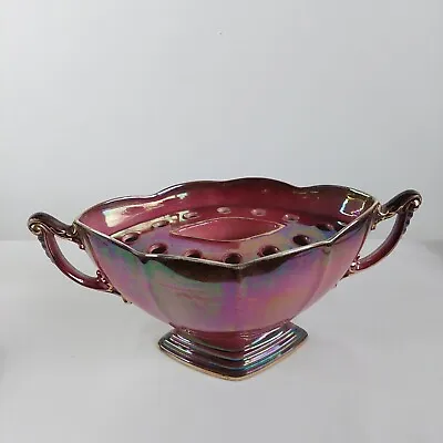 Buy Royal Winton Grimwades Pink & Gold Iridescent Lustre Mantle Trophy Vase And Frog • 29.99£