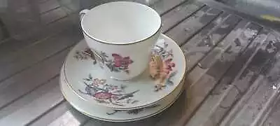Buy Antique Wedgwood Bone China Cup Saucer, And Small Plate 1902 Mark Information • 48.88£