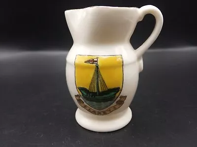 Buy Goss Crested China - LAXEY Crest - Plymouth Old Spanish Jug - Goss. • 6£