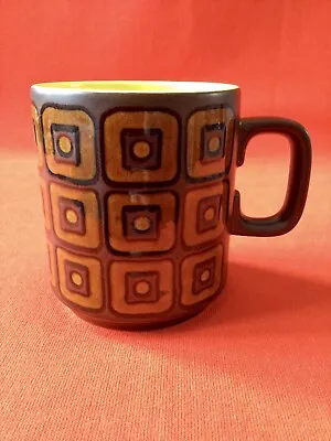 Buy Hornsea Pottery ‘Geometric’ John Clappison Vintage Ceramic Mug 90mm. Tall • 15.99£