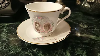 Buy Mayfair Bone China Cup & Saucer To Commemorate Prince Charles & Diana Marriage • 9.99£
